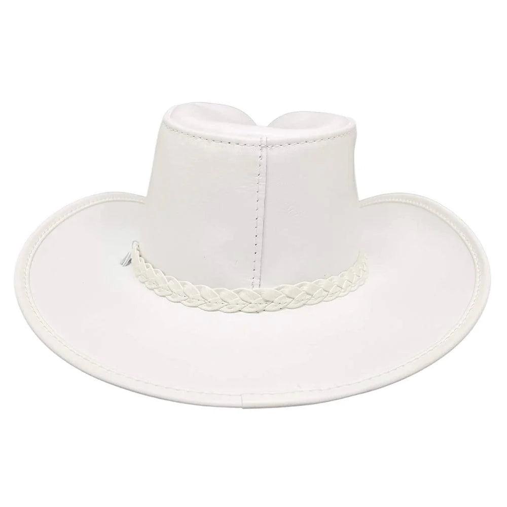 American hat makers Blizzard | White Leather Cowboy Hat
