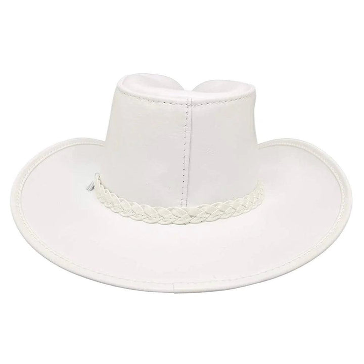 American hat makers Blizzard | White Leather Cowboy Hat