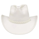 American hat makers Blizzard | White Leather Cowboy Hat