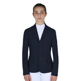 Equestro kids slim fit three buttons competition jacket