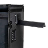 Equestro black hardware saddle cabinet ETS 02101