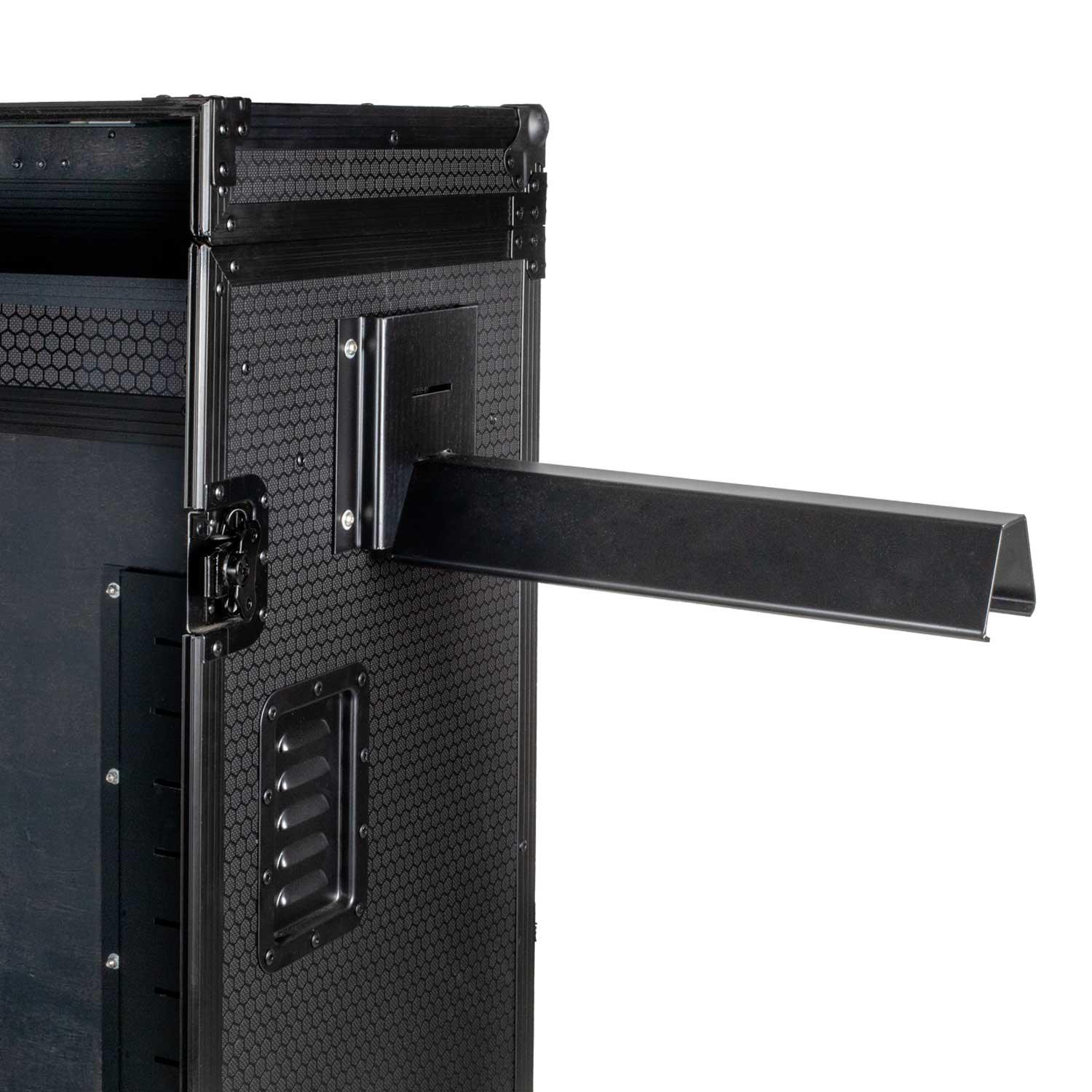 Equestro black hardware saddle cabinet ETS 02101