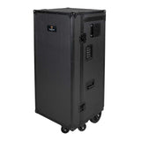 Equestro black hardware saddle cabinet ETS 02101