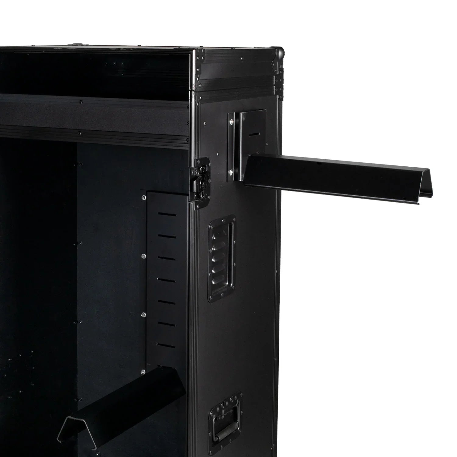 Equestro black hardware saddle cabinet ETS 02101