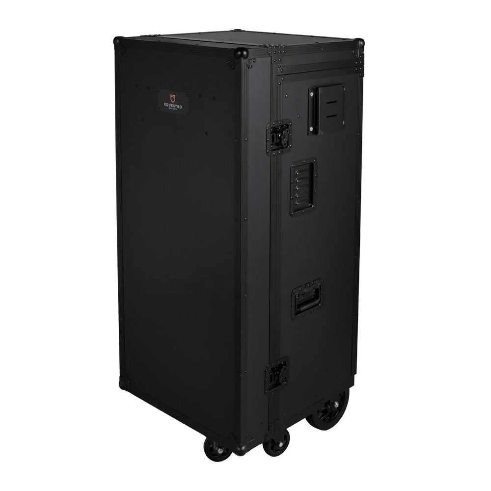 Equestro black hardware saddle cabinet ETS 02101