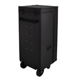 Equestro black hardware saddle cabinet ETS 02101