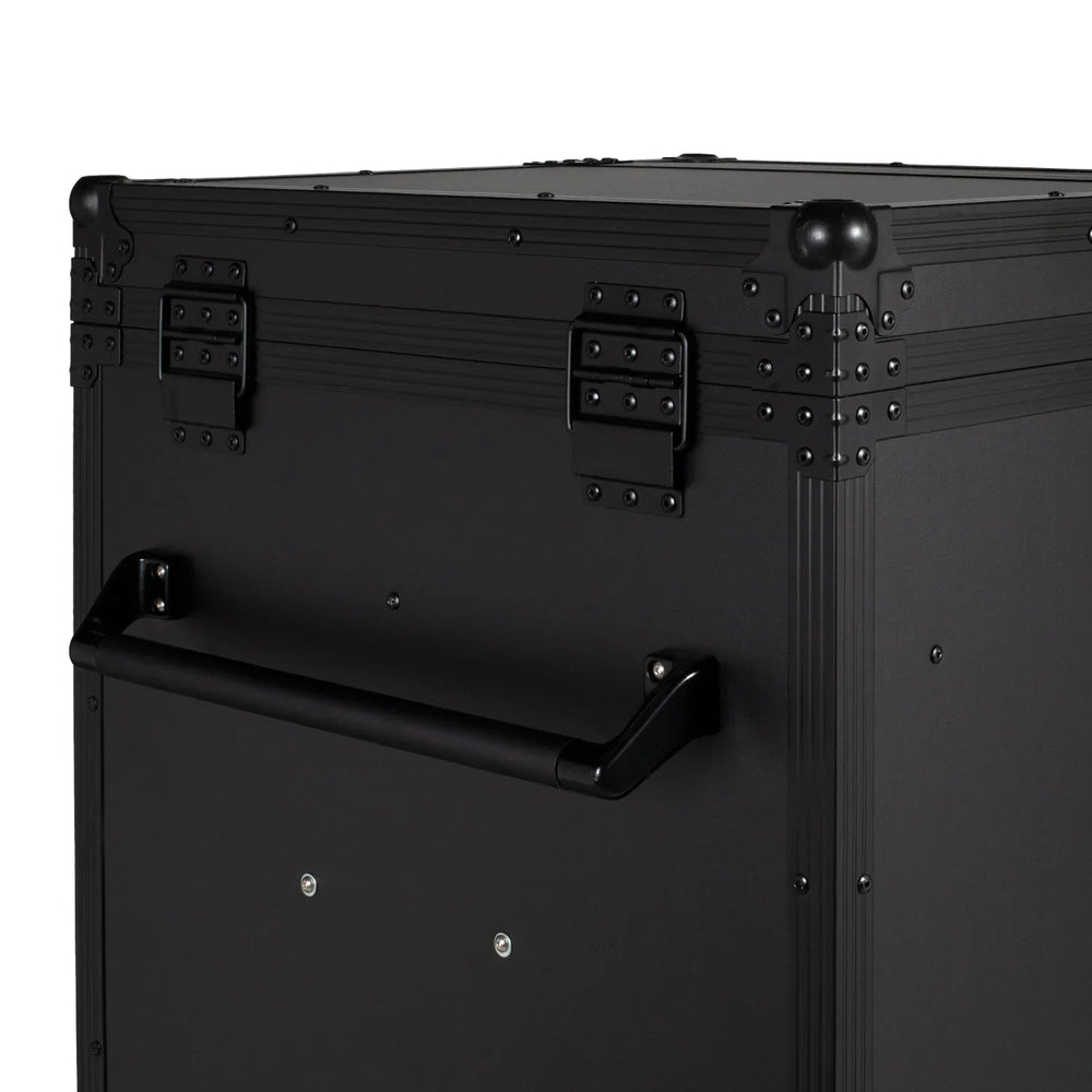 Equestro black hardware saddle cabinet ETS 02101