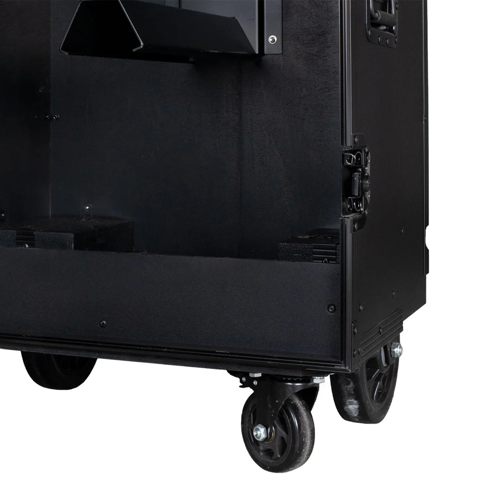 Equestro black hardware saddle cabinet ETS 02101