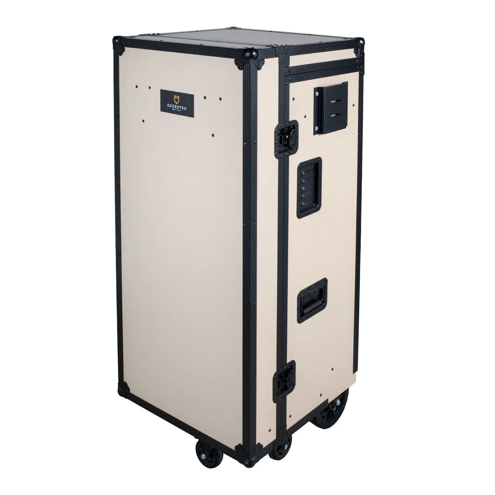 Equestro black hardware saddle cabinet ETS 02101