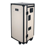 Equestro black hardware saddle cabinet ETS 02101