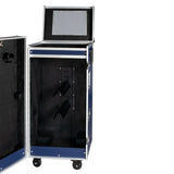 Equestro silver hardware saddle cabinet ETS 02102