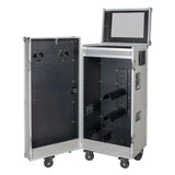 Equestro silver hardware saddle cabinet ETS 02102