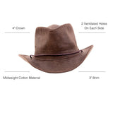 American hat makers Irwin | Western-Hut im Used-Look