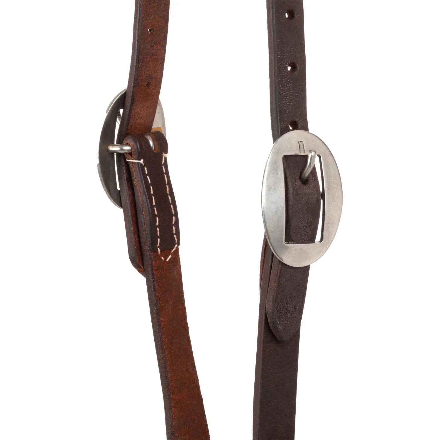 Lakota one ear leather headstall
