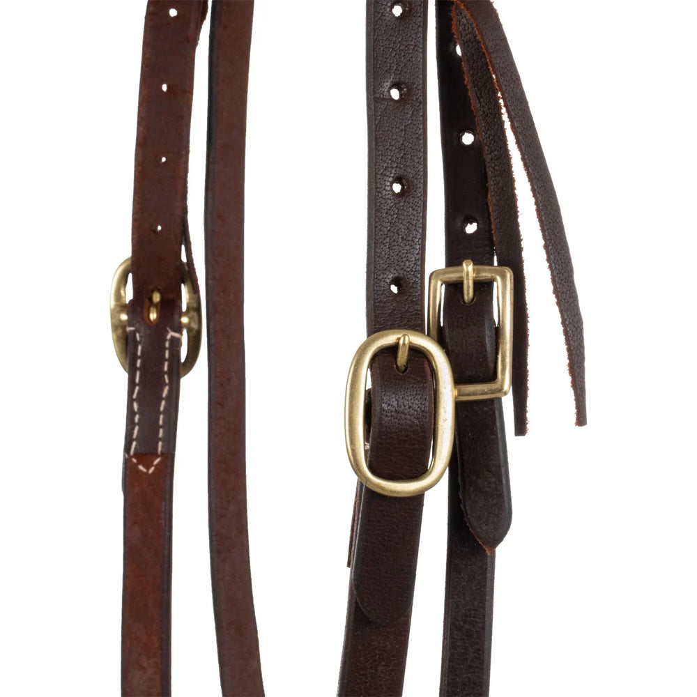 Lakota western tie ends browband bridle