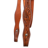 McBryan western headstall flower tooling MBH01002