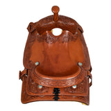 McBryan team penning western wade saddle flower tooling MBH08002