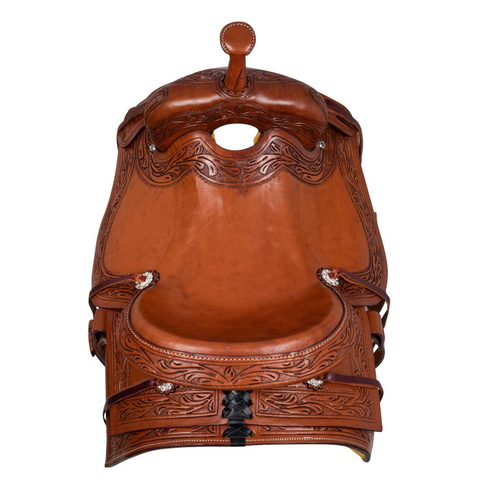 McBryan border stamp team penning saddle MBH08012