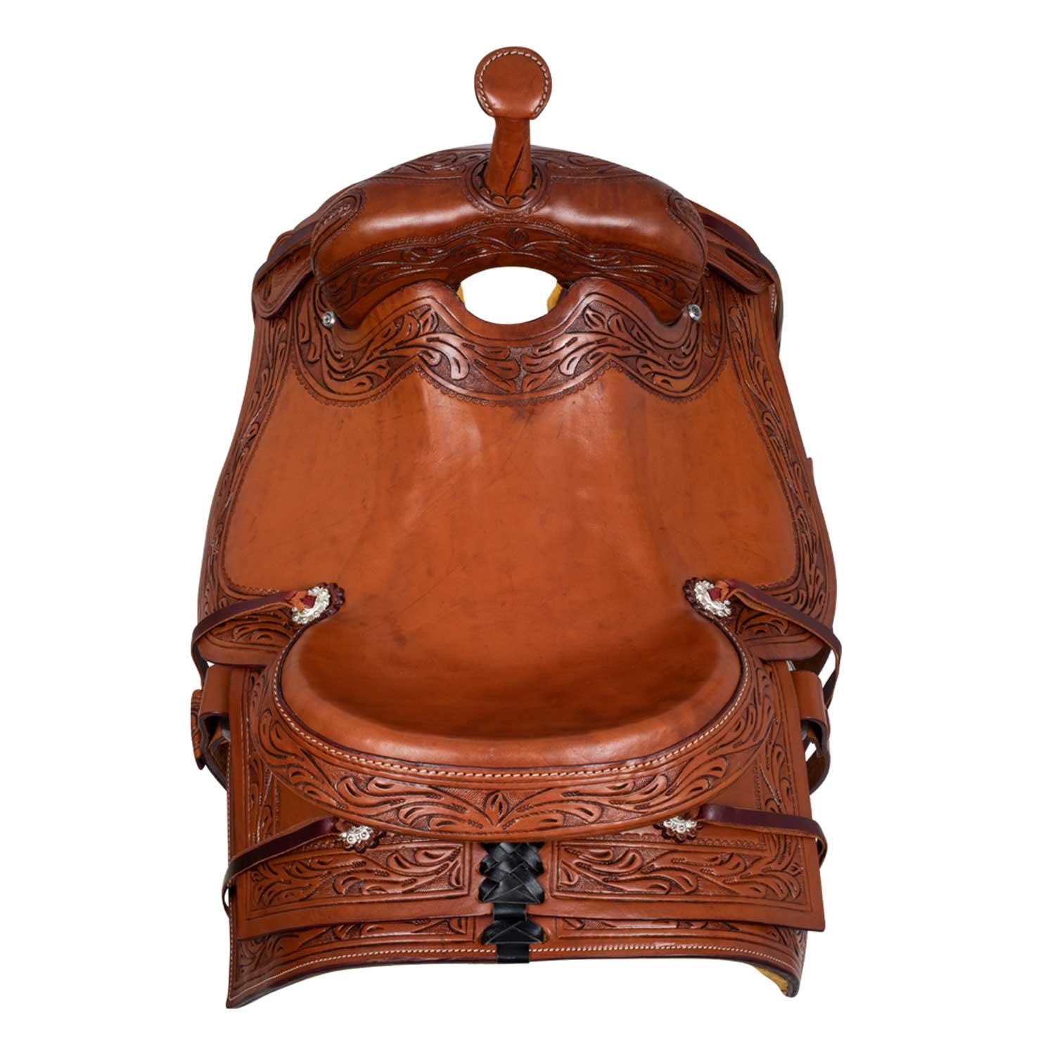 McBryan border stamp team penning saddle MBH08012