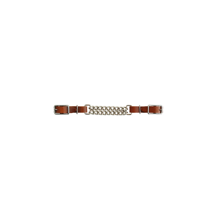 Lakota leather curb double chain MO00198