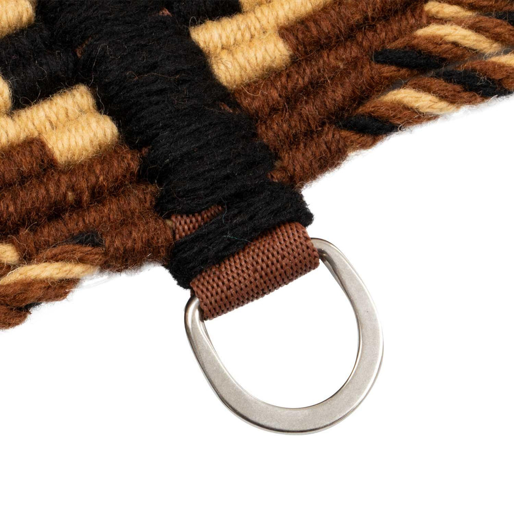 Pool's mohair western girth with central leather reinforcement