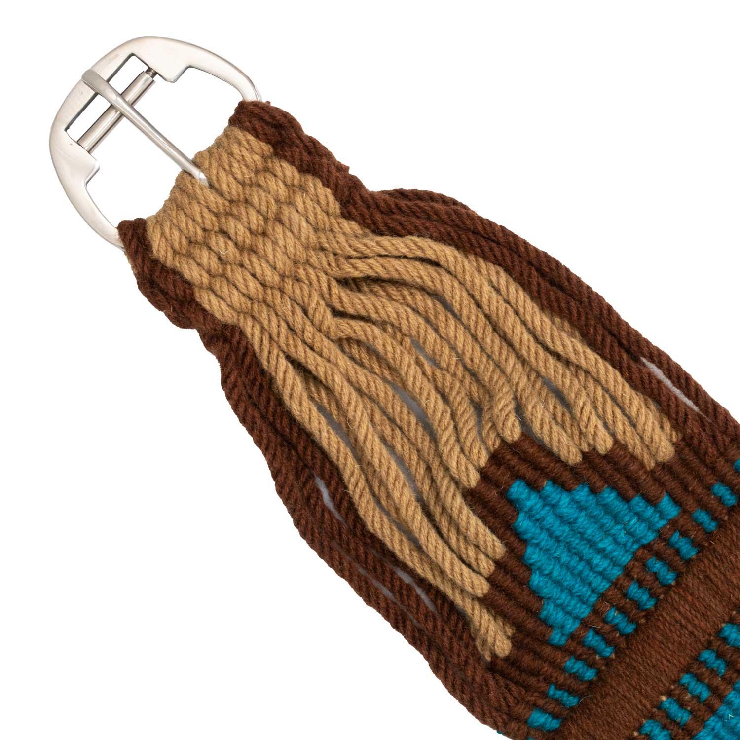 Pool's mohair western girth aztec design