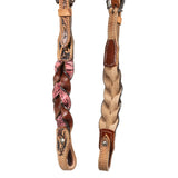 Pool's one ear bridle with braided leather decorations