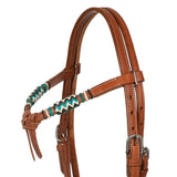 Pool's bosal bridle with cotton mecate reins PLH01019