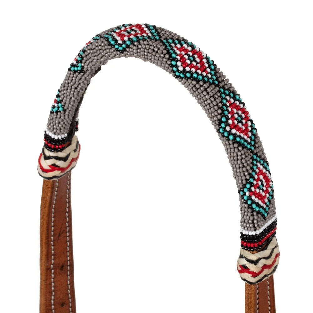 Pool's sand pearls bosal set with cotoon mecate reins