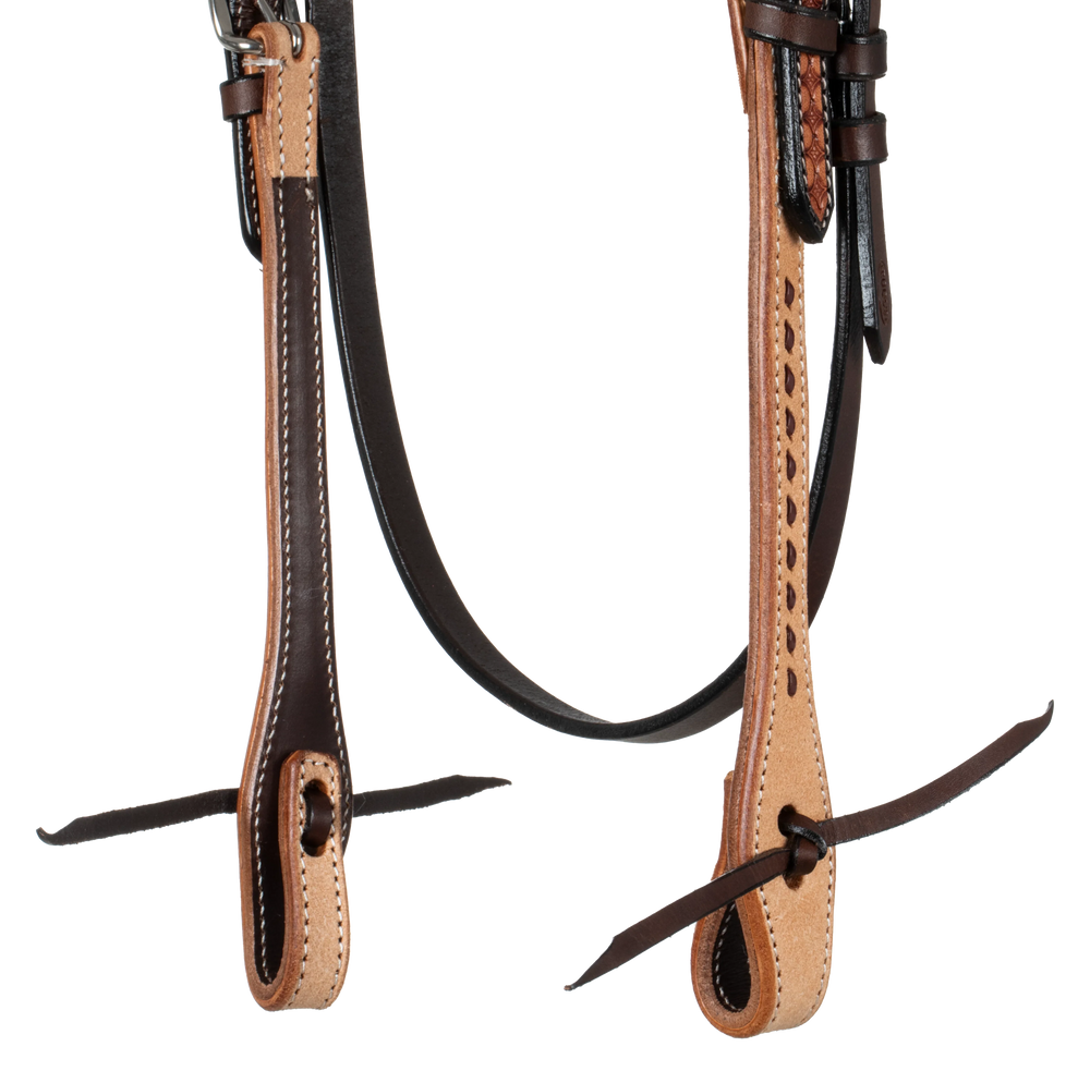Pool's 2 tone western bridle