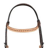 Pool's 2 tone western bridle