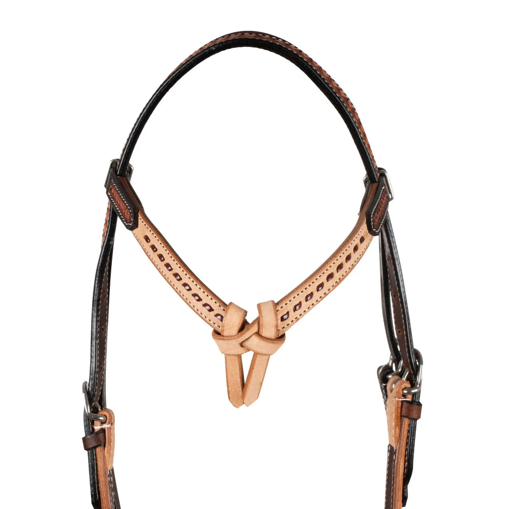 Pool's 2 tone futurity western bridle