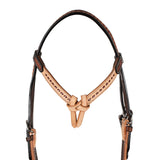 Pool's 2 tone futurity western bridle