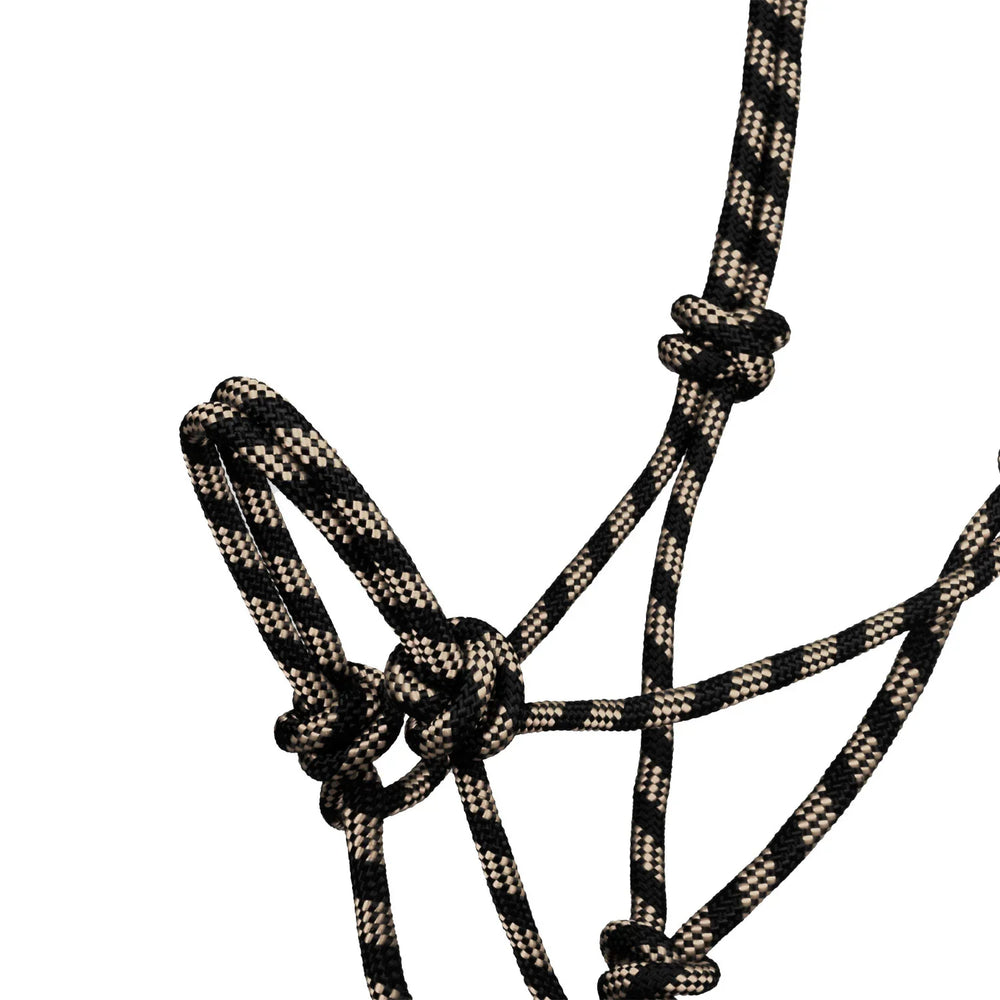 Licol en corde nouée Pool avec longe PLH03017