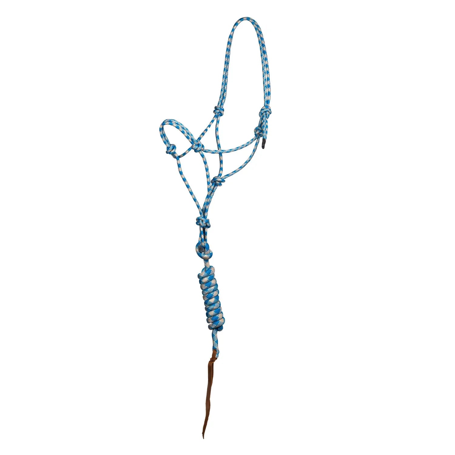 Licol en corde nouée Pool avec longe PLH03017