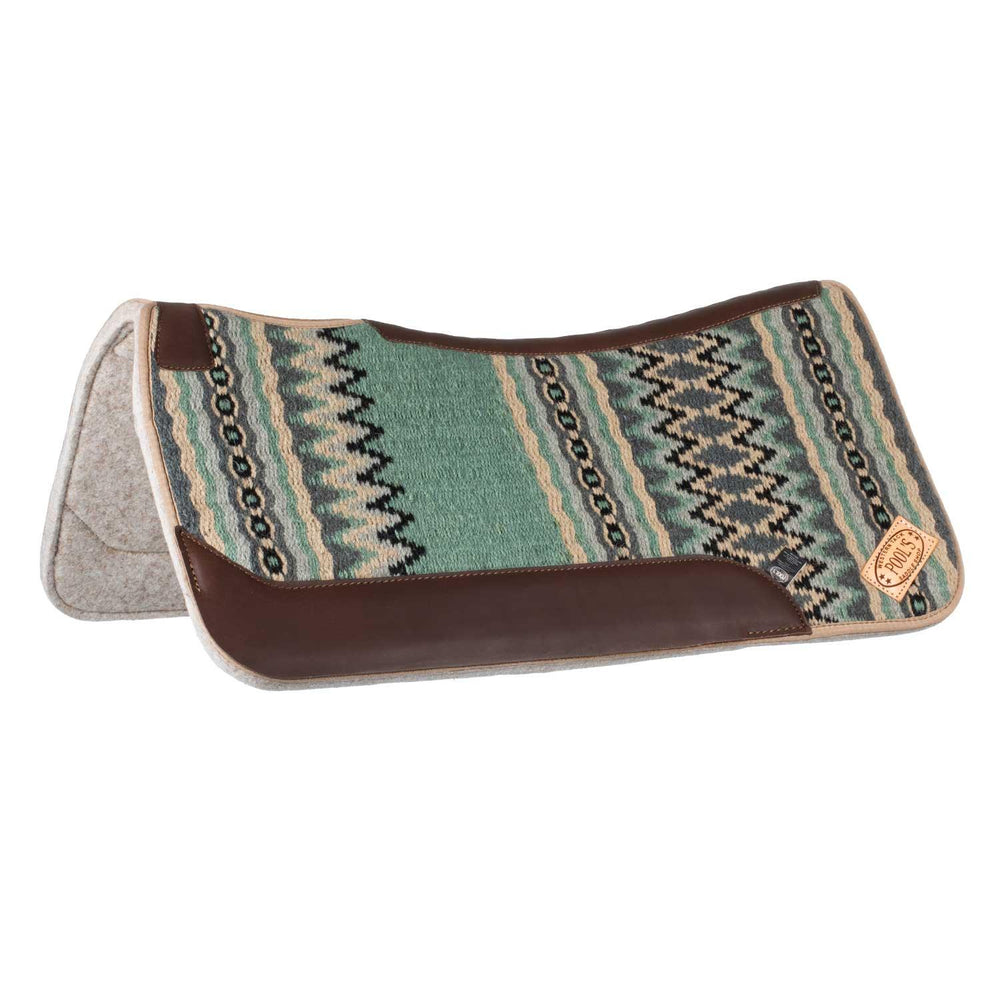 Pool's contoured western saddle pad