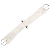 Lakota western saddle round skirt engraved and with silver wire