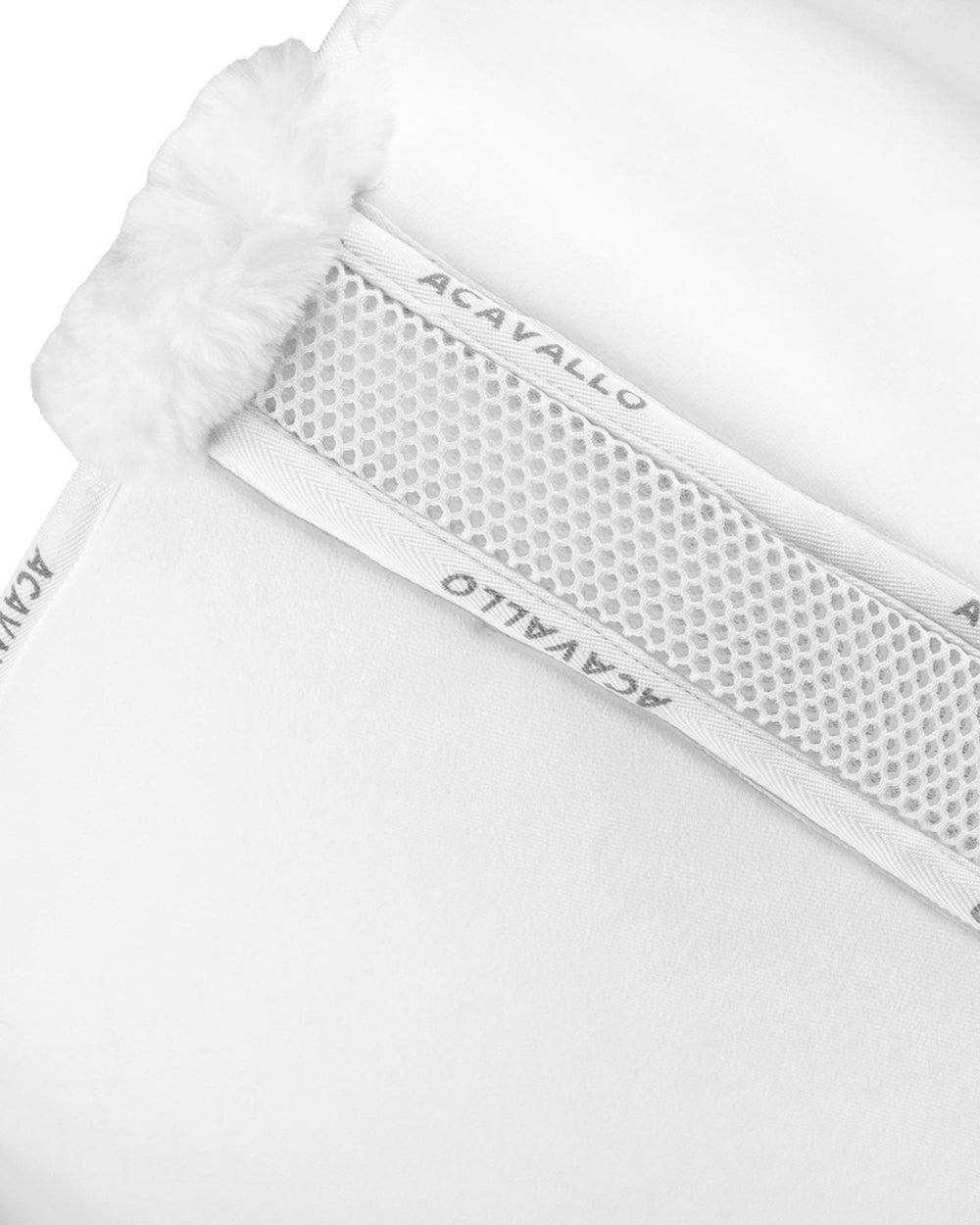 Acavallo saddle pad DS CW-3DS louvre shaped internal faux sheepskin - HorseworldEU