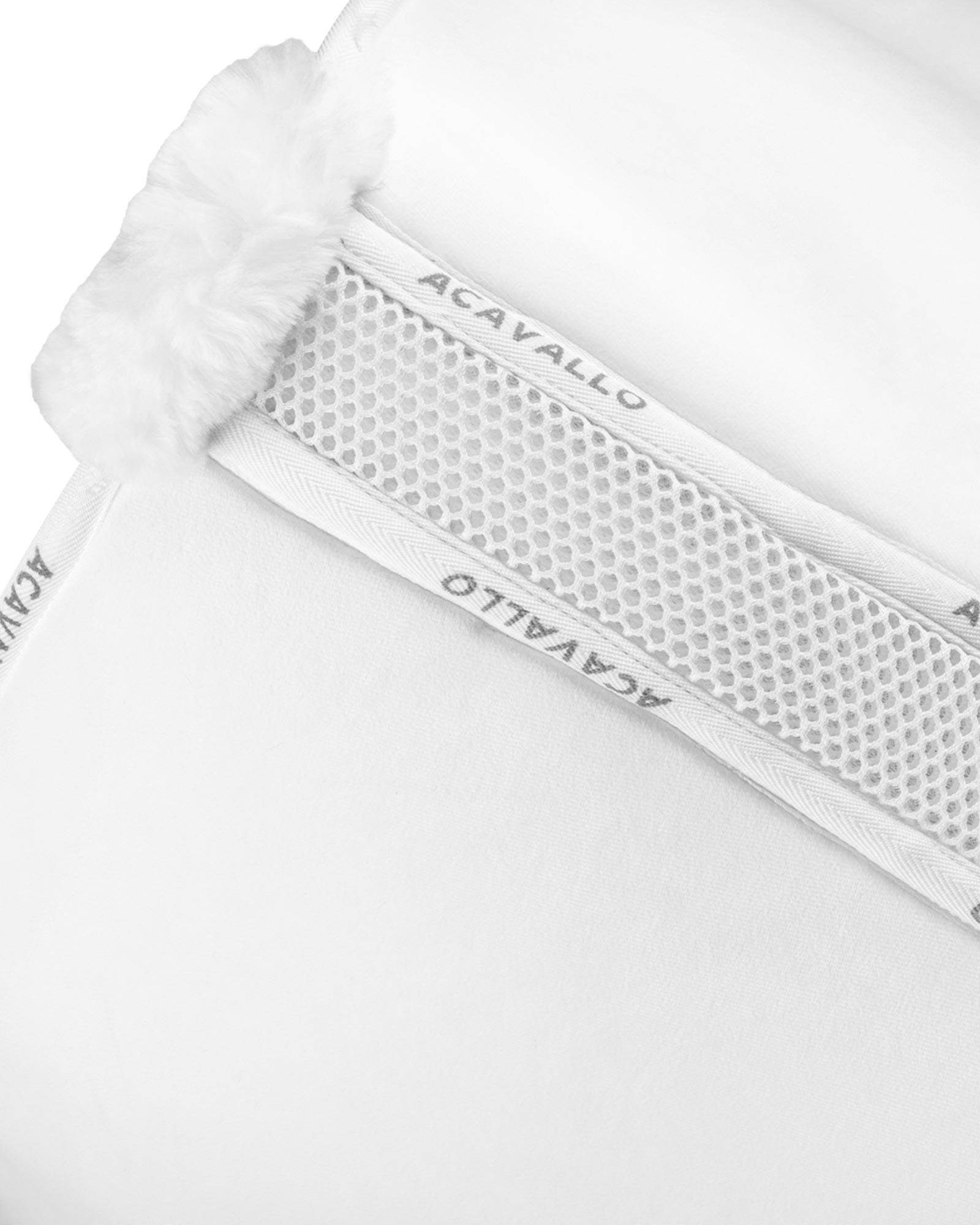 Acavallo saddle pad DS CW-3DS louvre shaped internal faux sheepskin - HorseworldEU