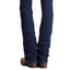 Ariat R.E.AL. Mid rise stretch icon stackable straight leg jean for ladies - HorseworldEU