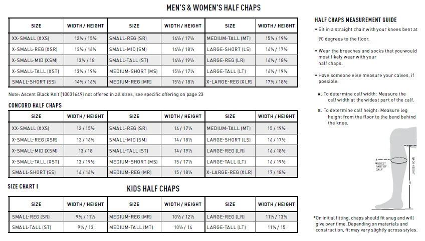 Ariat kids scout chap half chap