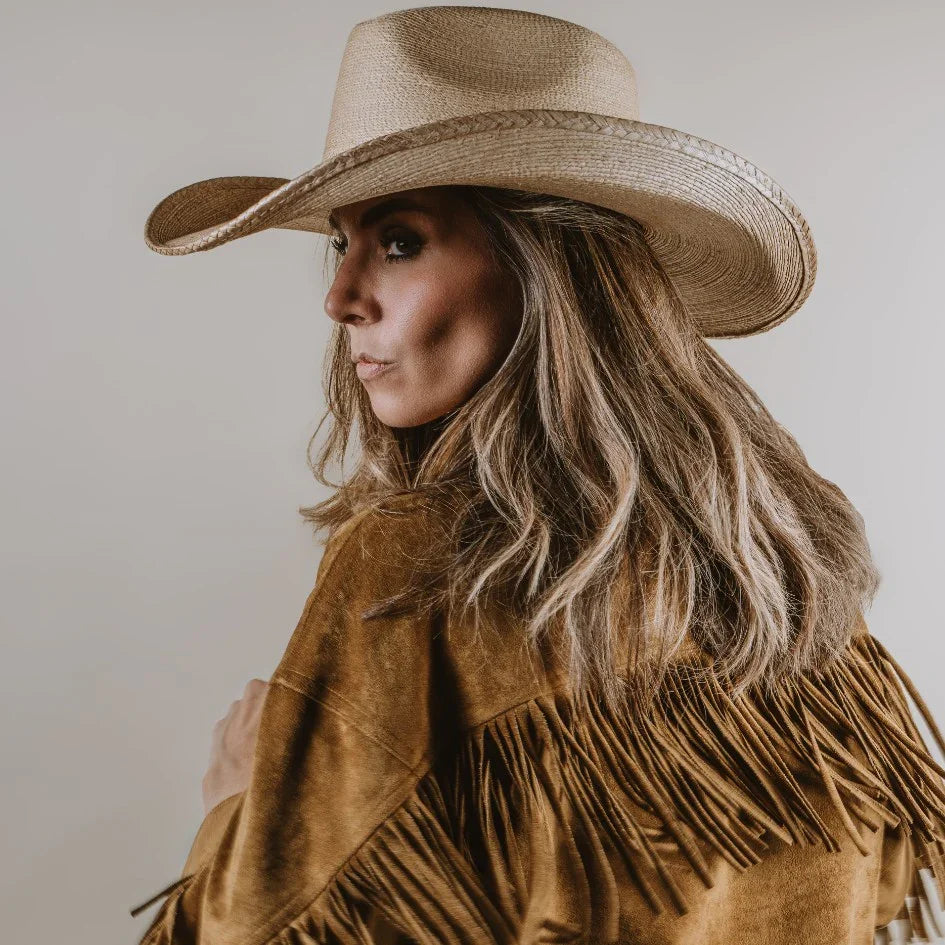 Sandoval Durango premium cowboy straw hat for ladies