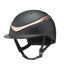 Charles Owen halo helmet matt black / rosegold - HorseworldEU