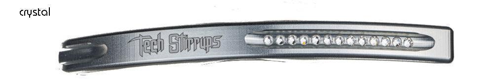 Tech stirrups Venice dressage sloped stirrups crystal decoration