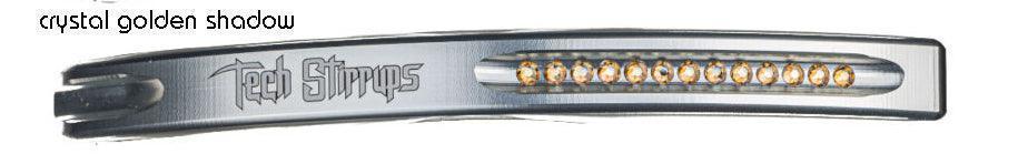 Tech stirrups Venice dressage sloped stirrups crystal decoration