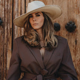 Sandoval Comala wide brim cowboy straw hat for ladies