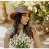 American hat makers Crusher | Crushable Leather Outback Hat