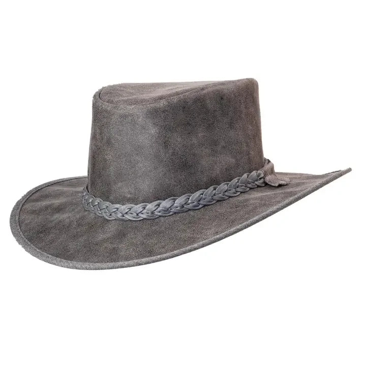 American hat makers Crusher | Crushable Leather Outback Hat