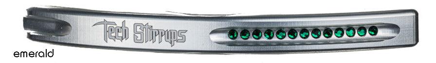 Tech stirrups Venice flat EVO stirrups crystal decoration