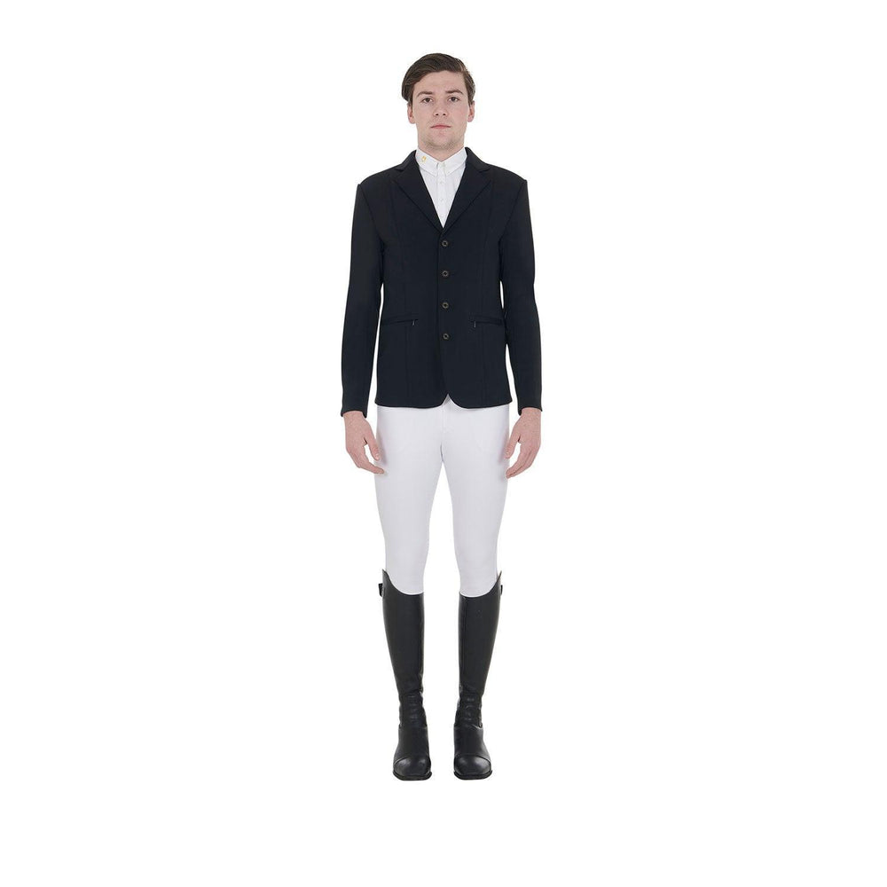 Equestro men's competition jacket with contrasting logo - HorseworldEU